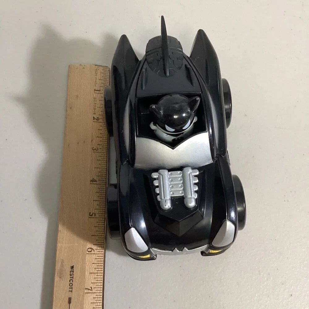 Fisher Price Batman Figure With Batmobile Vehicle